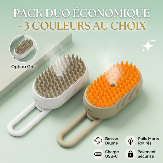 Chat Zen™ Pack Duo Toilettage - 3 couleurs au choix